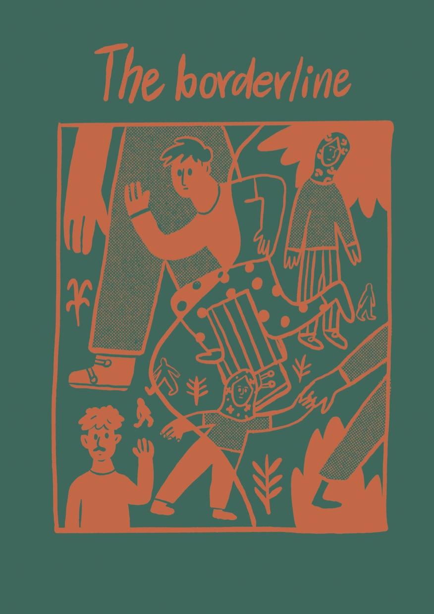 The borderline, 2021, zusammengestellt und herausgegeben von Meri Melkonyan, Illustrationen von Polina Parygina