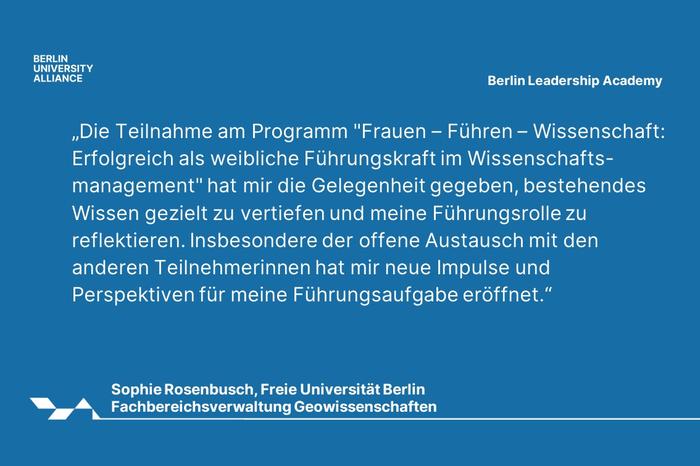 Das sagen unsere Teilnehmer*innen...