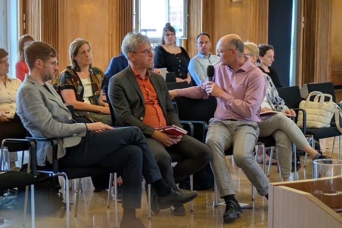 Diskussion im Rahmen der Veranstaltung "Schutz internationaler Kooperationen: Was Hochschulen und Forschungseinrichtungen tun können" am 19.06.2025