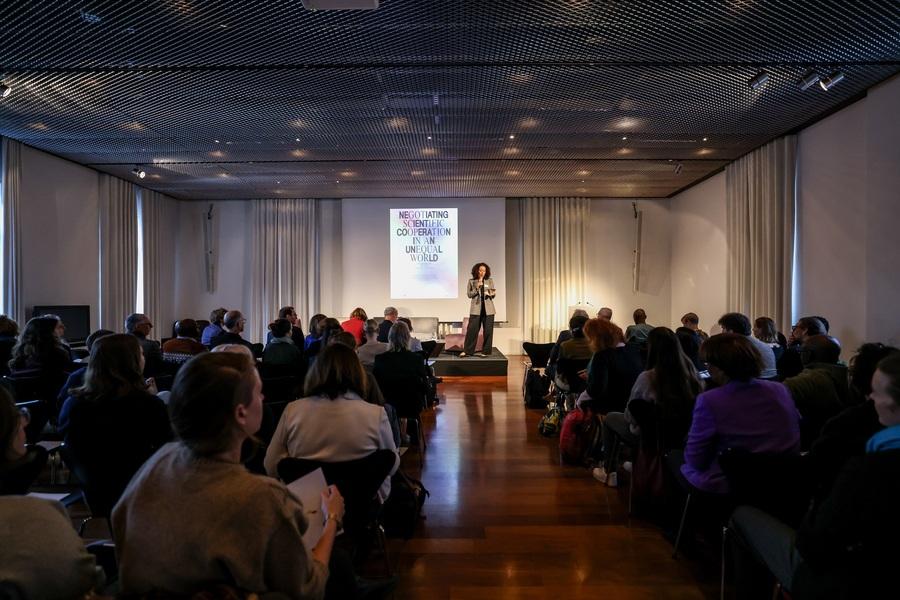 The opening of the conference at the ICI Berlin Institute for Cultural Inquiry 