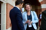 Staatssekretär Henry Marx und Petra Schleiter
