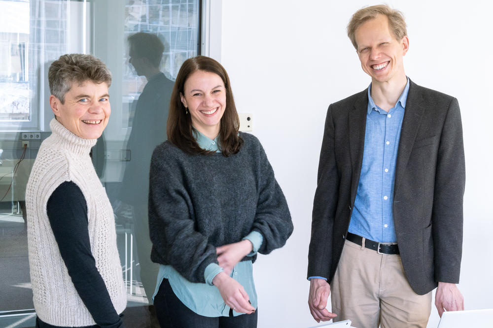 Core-Team (v.l.n.r.): Dr. Sybille Hinze, Nele Albrecht, Dr. Stefan Skupien