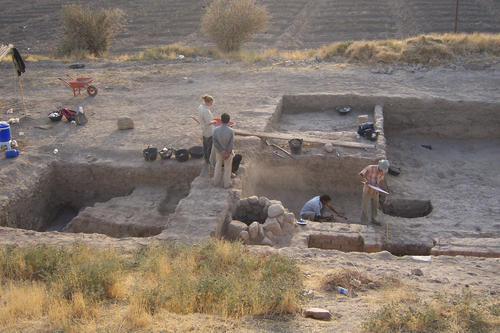 Grabung am Tell Fecheriye in Syrien: Der Exzellenzcluster Topoi beschäftigt sich mit Kulturen der Alten Welt.