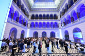 The atrium of Technische Universität in the main building on Straße des 17. Juni 135.