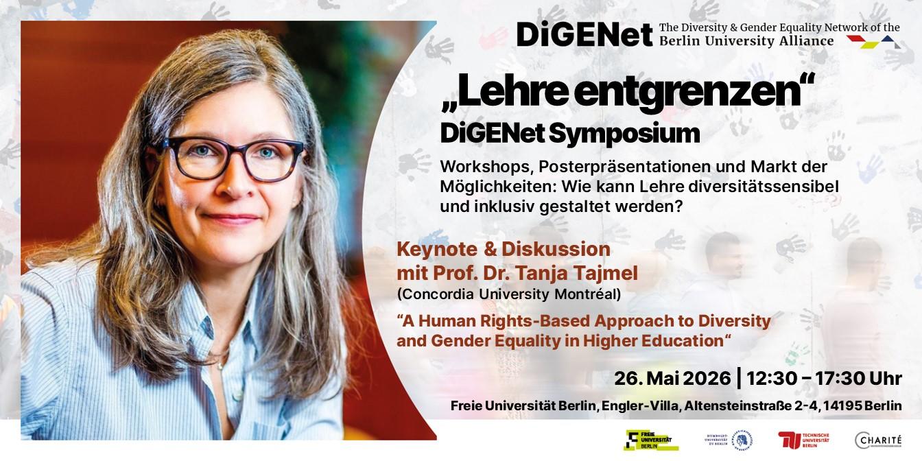 DiGENet Symposium Lehre Entgrenzen mit Tanja Tajmel