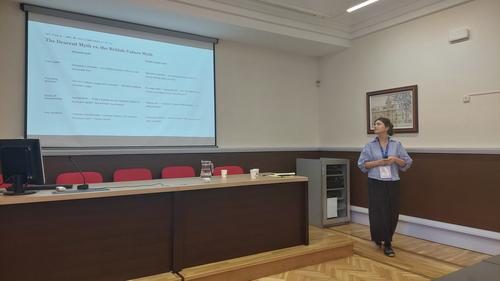 McGrory at the Critical Approaches to Discourse Analysis across Disciplines Conference