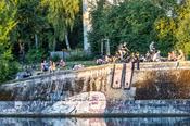 Berliners Lounging at the Spree