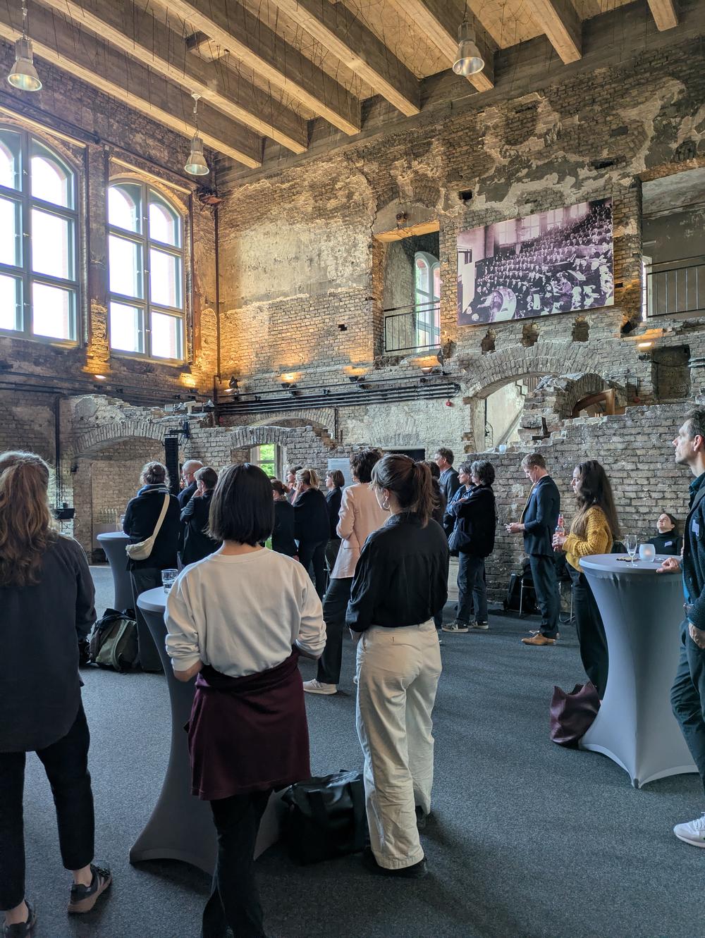 This year's networking reception took place in the former Rudolf Virchow Lecture Hall at Charité