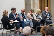 Profs. Traninger, Lifschitz, van Broekhofen, Boehmer, and Parzinger (from left to right)