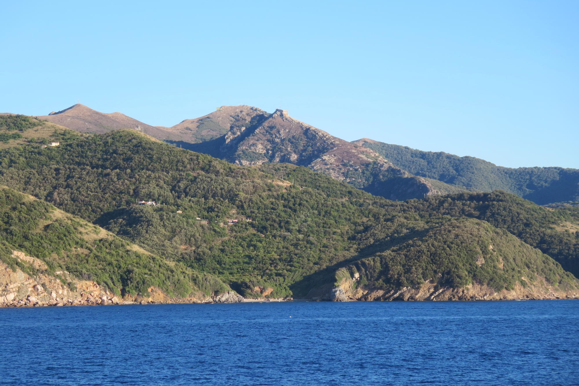 Today the Mediterranean island of Elba is a popular destination for tourists.