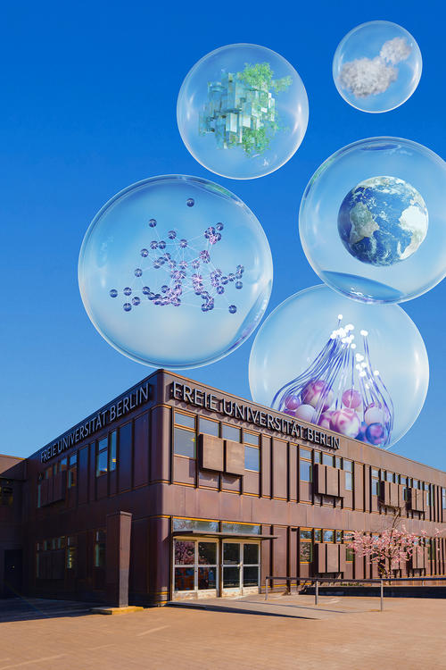 Communication campaign "The Open Lab", visual Freie Universität Berlin