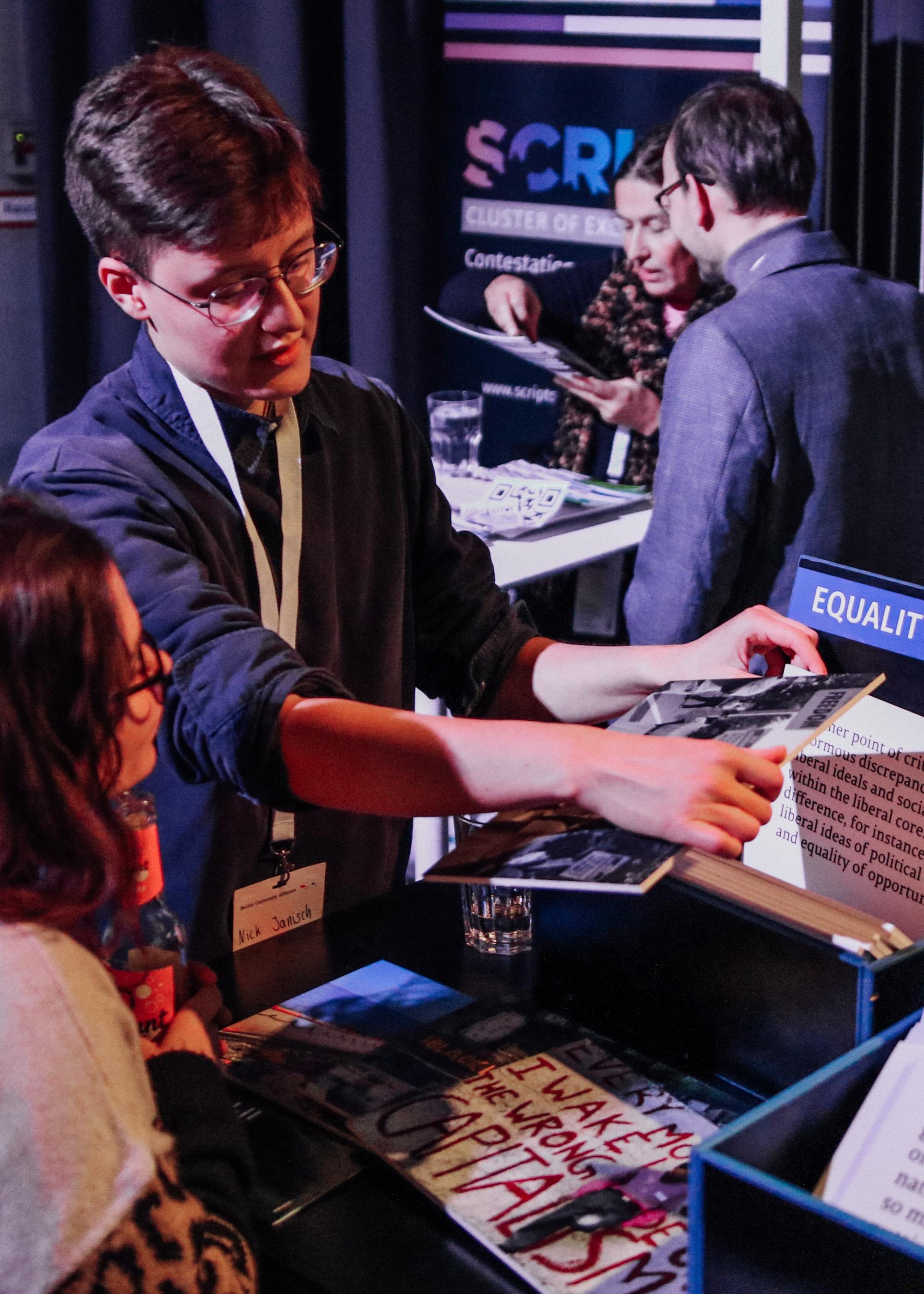 Knowledge exchange at the Berlin University Alliance's “Crossing Boundaries” event.