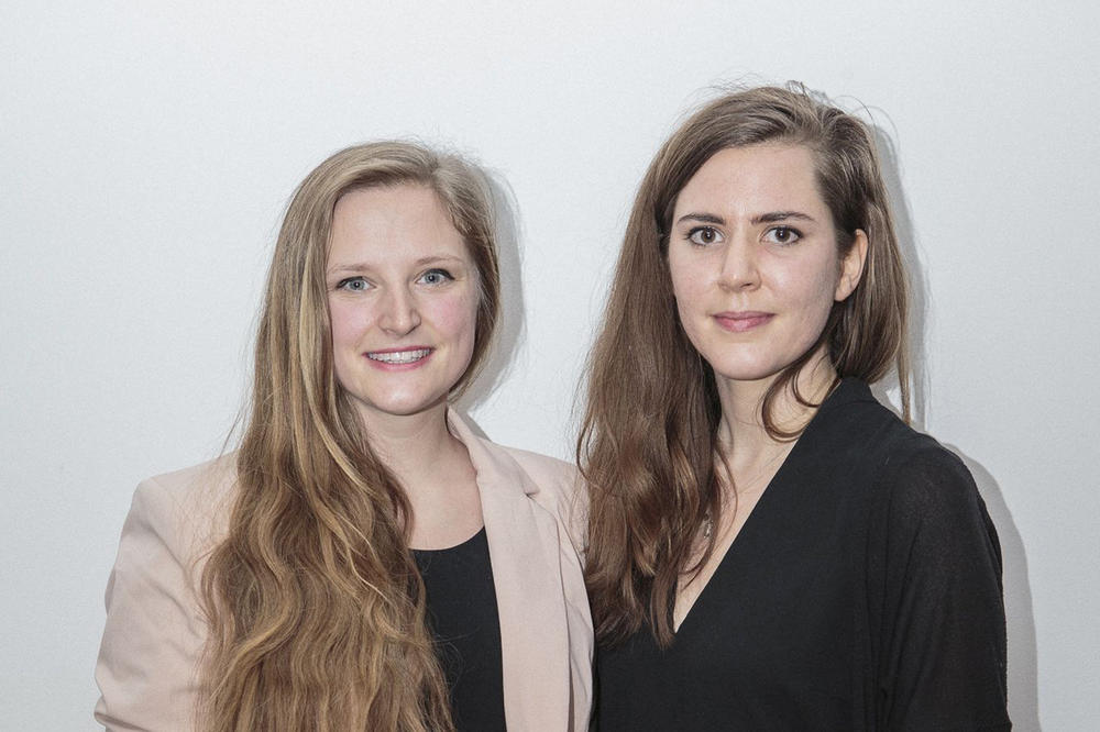 Laura Bücheler und Isabella Hillmer traten mit Ihrer Gründungsidee namens „Ghost – feel it“ an.