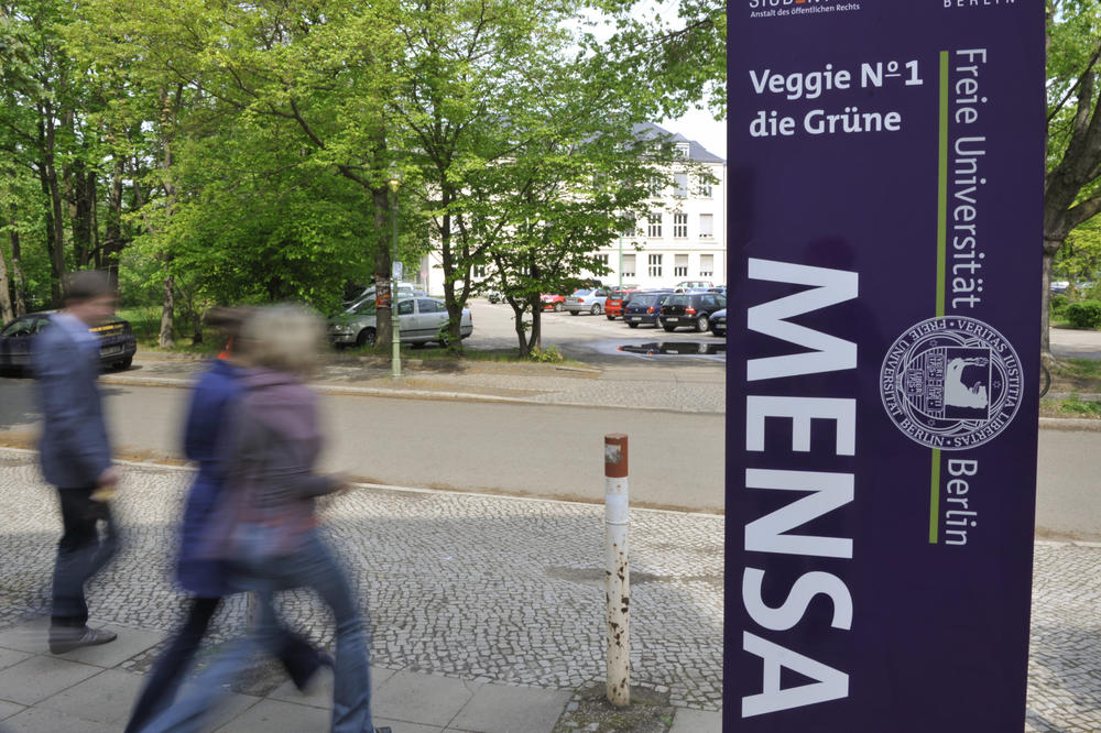 Ernährungstrend: An der Freien Universität wurde die erste vegetarische Mensa eröffnet, die „Veggie No 1“.