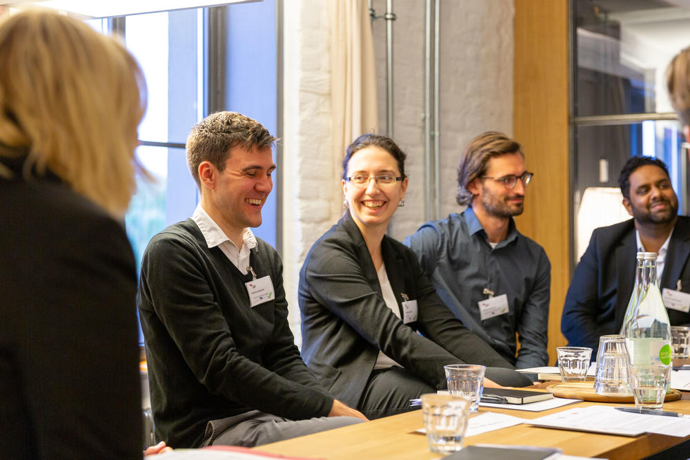 Participants of the first Pre-Research Forum in the Private Roof Club on October 25, 2018