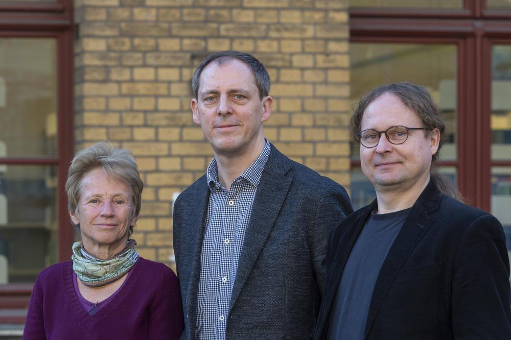 Left to right: Professor Vera Regitz-Zagrosek, Professor Ilja Demuth of Charité – Universitätsmedizin Berlin, and Professor Denis Gerstorf of Humboldt-Universität zu Berlin.