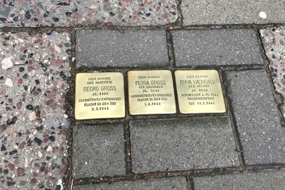 Die Stolpersteine erinnern an die Schicksale von Menschen in der Zeit des Nationalsozialismus.