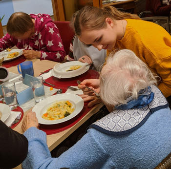 The 18-year-old visited the residents of a retirement home every week until the outbreak of the novel coronavirus.