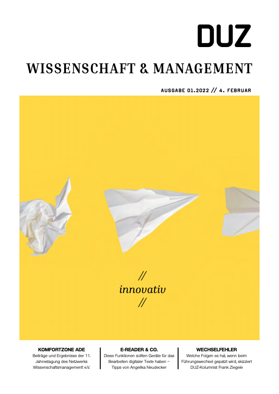 DUZ Wissenschaft & Management