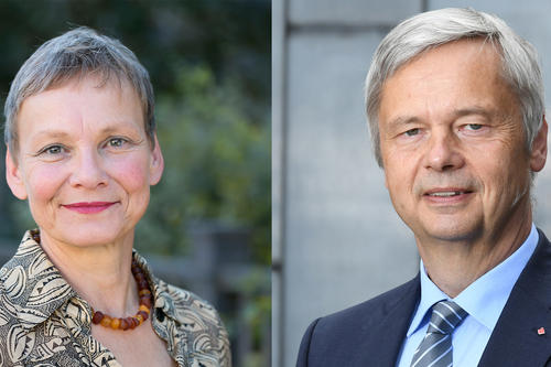 Prof. Dr.-Ing. Dr. Sabine Kunst und Prof. Dr. Christian Thomsen