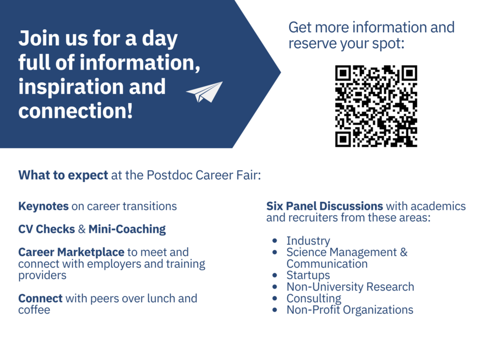 Postdoc Career Fair Flyer 2025