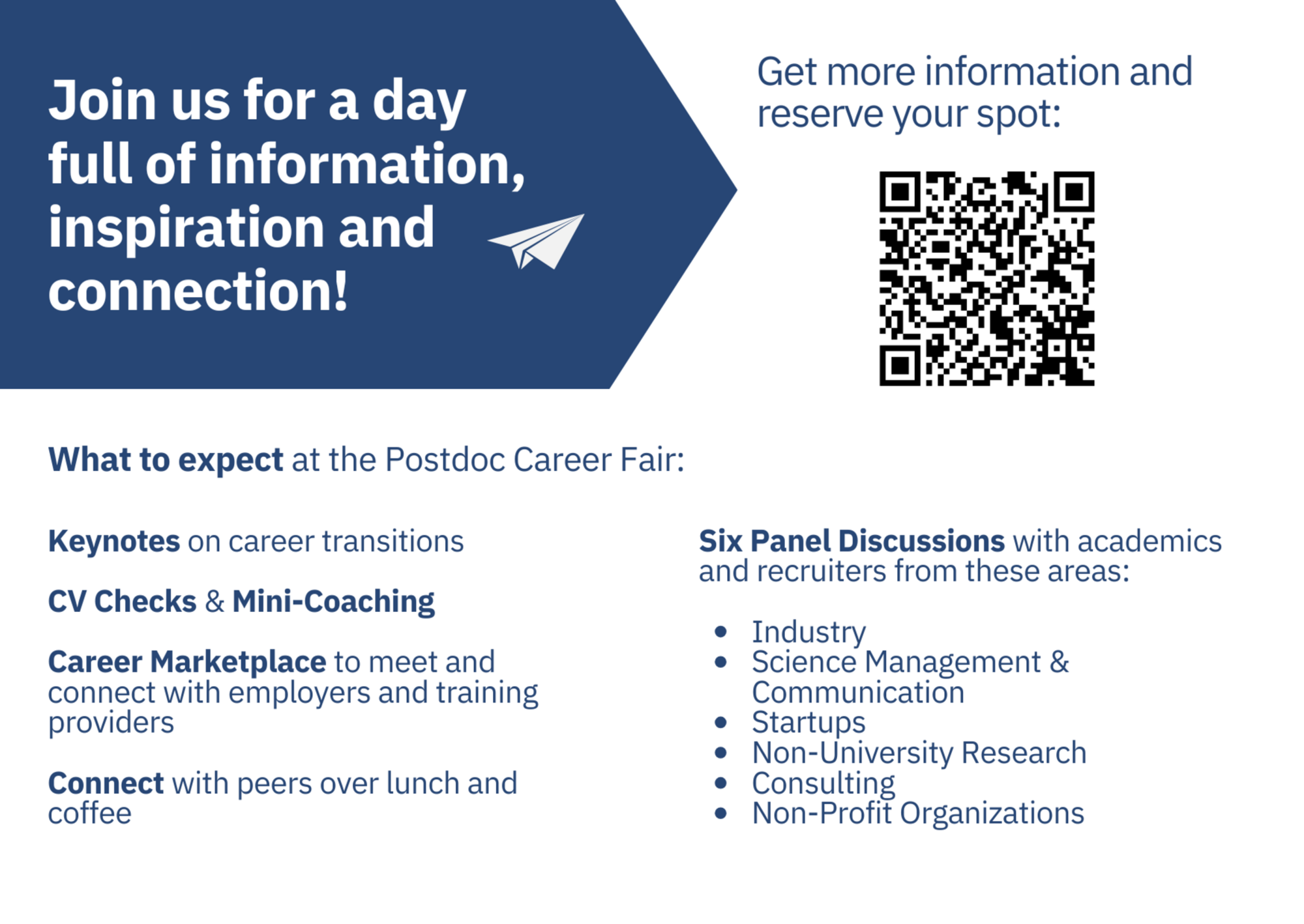 Postdoc Career Fair Flyer 2025
