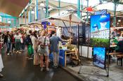 Der BUA-Stand in der Markthalle Neun