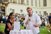 Prof. Joerg Fingerhut in der BUA Science Corner
