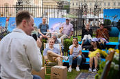 Das Publikum beim Open Space