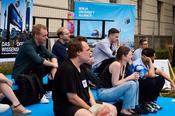 Das Publikum beim Talk