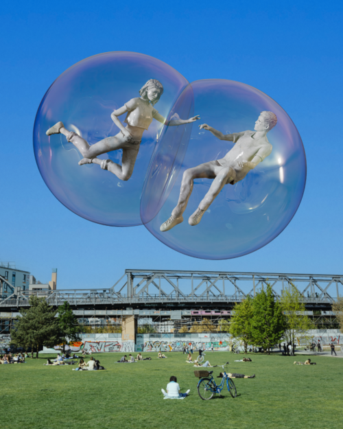 Beziehungen erlernen – eine visuelle Interpretation der Forschung von Silvan Hornstein. Das Motiv wird im Rahmen der Kampagne DAS OFFENE WISSENSLABOR der BUA im Berliner Stadtraum plakatiert. | Artist: Robin Lochmann